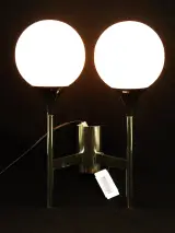 Space age wandlamp chroom met opaline glas – Jaren 70 – foto 7 – kavel bij De Kringwinkel, Antwerpen