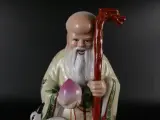 Set van drie Chinese geluksgoden: Fu, Lu en Shou figuren – foto 26 – kavel bij De Kringwinkel, Heverlee