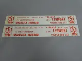 Set vintage reclame- en promotie stickers – foto 12 – kavel bij De Kringwinkel, Diest