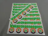 Set vintage reclame- en promotie stickers – foto 7 – kavel bij De Kringwinkel, Diest