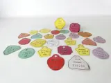 Verzameling vintage Belgische metalen fietsbelastingplaatjes – kavel bij De Kringwinkel, Heverlee