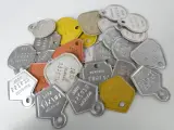 Verzameling vintage Belgische metalen fietsbelastingplaatjes – foto 12 – kavel bij De Kringwinkel, Heverlee