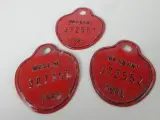 Verzameling vintage Belgische metalen fietsbelastingplaatjes – foto 6 – kavel bij De Kringwinkel, Heverlee