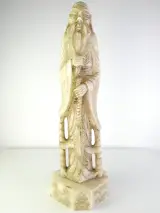 Decoratief Aziatisch beeld van een Chinese wijze – kavel bij De Kringwinkel, Heverlee
