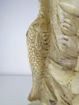 Decoratief Aziatisch beeld van een Chinese wijze – foto 5 – kavel bij De Kringwinkel, Heverlee