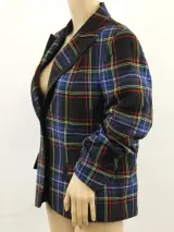 BIASLER Collection damesblazer in ruitmotief (Size M) – foto 4 – kavel bij De Kringwinkel, Antwerpen