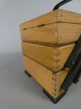 Houten naaidoos – foto 6 – kavel bij De Kringwinkel, Diest