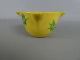 Geel keramisch schaaltje met groene decoratie – foto 4 – kavel bij De Kringwinkel, Diest
