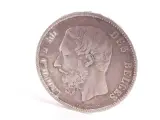 Twee Belgische zilveren munt 5 frank -1873 – foto 4 – kavel bij De Kringwinkel, Heverlee
