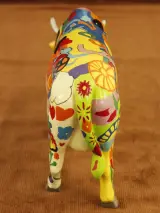 CowParade – Groovy Moo – Kay Ormond – Isle of Man 2003 – Grote verzameleditie 2007 – foto 3 – kavel bij De Kringwinkel, Antwerpen