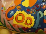 CowParade – Groovy Moo – Kay Ormond – Isle of Man 2003 – Grote verzameleditie 2007 – foto 7 – kavel bij De Kringwinkel, Antwerpen