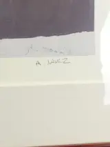 Diptiek van twee gesigneerde zeefdrukken door André Navez (België, 1955) – "Source" & "ARC" – foto 15 – kavel bij De Kringwinkel, Heverlee