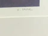 Diptiek van twee gesigneerde zeefdrukken door André Navez (België, 1955) – "Source" & "ARC" – foto 6 – kavel bij De Kringwinkel, Heverlee