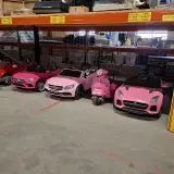 4x Elektrische speelauto's voor kinderen, Mercedes, Roze – kavel bij Onlineveilingmeester, Groningen