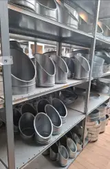 Grote partij diverse luchtkanaalbuizen en bijbehorende accessoires – foto 30 – kavel bij Onlineveilingmeester, Groningen
