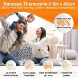 Ca. 84x Thermoshield Radiatorfolie, Tomassio, Radiatorfolie / isolatiefolie, Zilver, 2026 – foto 2 – kavel bij Onlineveilingmeester, Groningen