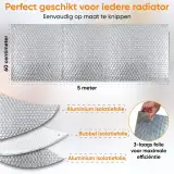 Ca. 84x Thermoshield Radiatorfolie, Tomassio, Radiatorfolie / isolatiefolie, Zilver, 2026 – foto 5 – kavel bij Onlineveilingmeester, Groningen