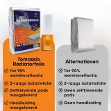 Ca. 70x Thermoshield Radiatorfolie, Tomassio, Radiatorfolie / isolatiefolie, Zilver, 2026 – foto 4 – kavel bij Onlineveilingmeester, Groningen