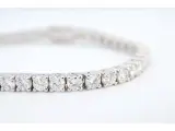 Witgouden tennisarmband met 7.50 carat briljant geslepen diamanten – foto 3 – kavel bij Onlineveilingmeester