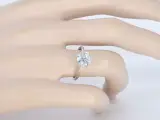 Witgouden solitair ring met 2.00 carat briljant geslepen diamant – foto 2 – kavel bij Onlineveilingmeester