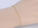 Gouden armband met diamanten hartje 0.10 carat – foto 2 – kavel bij Onlineveilingmeester