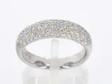 Witgouden pave ring met diamanten 0.90 carat – kavel bij Onlineveilingmeester