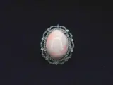Unieke ring met diamanten en centraal koraal – foto 5 – kavel bij Onlineveilingmeester