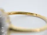Gouden entourage ring met saffier en briljanten – foto 9 – kavel bij Onlineveilingmeester
