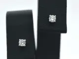 Witgouden oorbellen met diamant – kavel bij Onlineveilingmeester