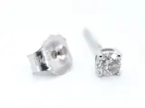 Witgouden oorbellen met diamant – foto 7 – kavel bij Onlineveilingmeester