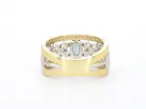 Gouden exclusieve ring vol met diamanten en een edelsteen – foto 7 – kavel bij Onlineveilingmeester