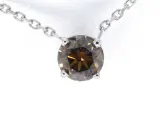 Witgouden collier met een diamant van 1.00 carat – kavel bij Onlineveilingmeester