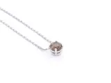 Witgouden collier met een diamant van 1.00 carat – foto 7 – kavel bij Onlineveilingmeester