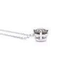 Witgouden collier met een diamant van 1.00 carat – foto 8 – kavel bij Onlineveilingmeester