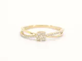 Gouden ring met diamanten – foto 6 – kavel bij Onlineveilingmeester