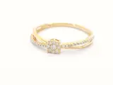 Gouden ring met diamanten – foto 8 – kavel bij Onlineveilingmeester