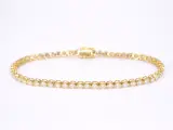 Gouden tennisarmband met 3.00 carat diamanten – kavel bij Onlineveilingmeester
