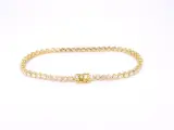 Gouden tennisarmband met 3.00 carat diamanten – foto 3 – kavel bij Onlineveilingmeester