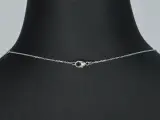Witgouden collier met een rosegouden diamanten infinity hanger – foto 5 – kavel bij Onlineveilingmeester