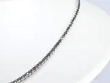 Tenniscollier met natuurlijke zwarte diamanten – foto 3 – kavel bij Onlineveilingmeester
