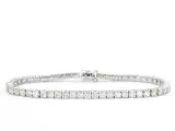 Witgouden tennisarmband met 6.50 carat – kavel bij Onlineveilingmeester