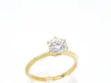 Gouden ring met een briljant geslepen diamant van 1.00 carat – foto 4 – kavel bij Onlineveilingmeester