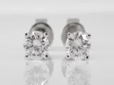 Witgouden diamanten oorbellen van 1.00 carat – kavel bij Onlineveilingmeester
