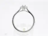 Witgouden entourage ring met briljant en baguette geslepen diamant – foto 4 – kavel bij Onlineveilingmeester