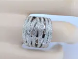 Witgouden design ring met briljanten diamanten – foto 2 – kavel bij Onlineveilingmeester