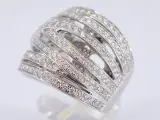 Witgouden design ring met briljanten diamanten – foto 4 – kavel bij Onlineveilingmeester