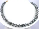 Schoeffel - Tahiti parel ketting met gouden diamanten sluiting – foto 2 – kavel bij Onlineveilingmeester