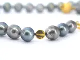Schoeffel - Tahiti parel ketting met gouden diamanten sluiting – foto 6 – kavel bij Onlineveilingmeester