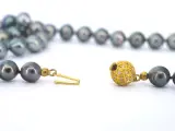 Schoeffel - Tahiti parel ketting met gouden diamanten sluiting – foto 7 – kavel bij Onlineveilingmeester