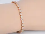 Rosegouden tennisarmband met 5.00 carat diamanten – foto 2 – kavel bij Onlineveilingmeester
